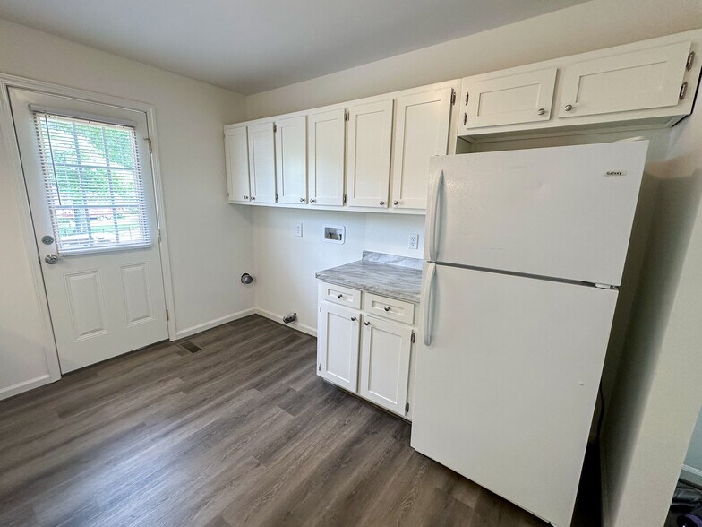 Washer and dryer hookup in kitchen - 2104 Francis St