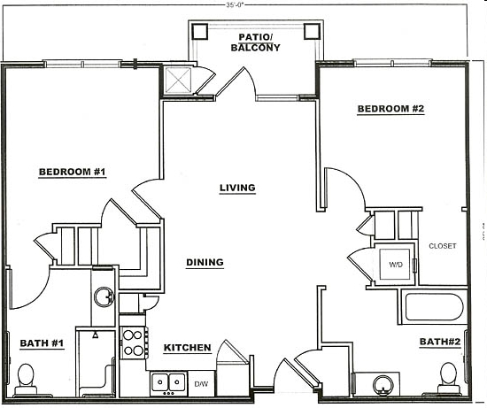 2BR/2BA - Antioch Villas & Gardens