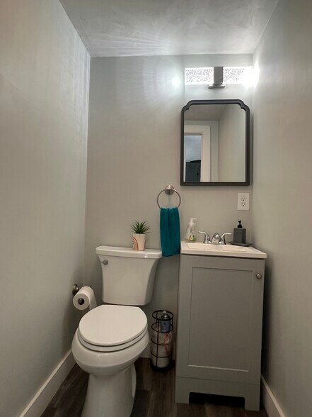Half Bathroom - 203 Hall St