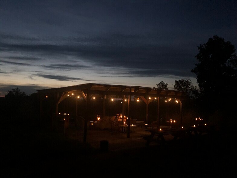 Pergola at Night - 388 Eichybush Rd
