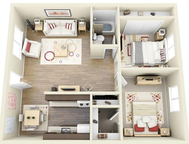 2 bed 1 bath - Sedona Springs