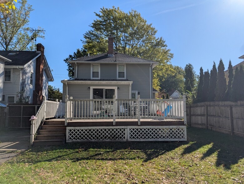 back of house with deck - 353 N Chestnut St