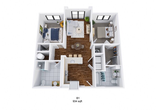 Floorplan - Waxpool Apartments