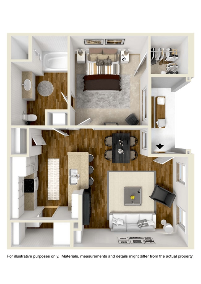 Floorplan - Audubon Park Apartment Homes