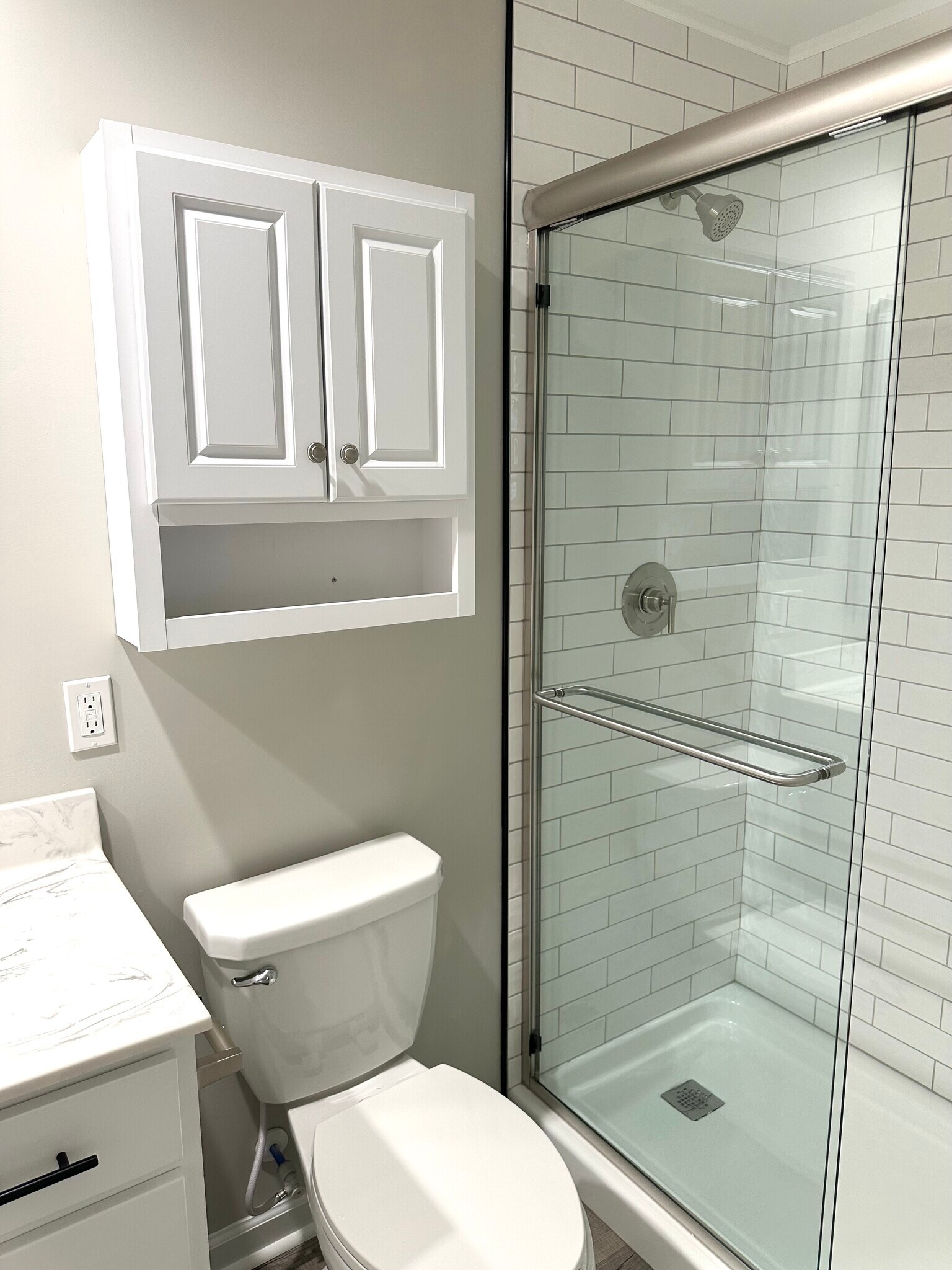 Wall cabinet, soft close toilet seat - 2217 Kenwood Blvd SE