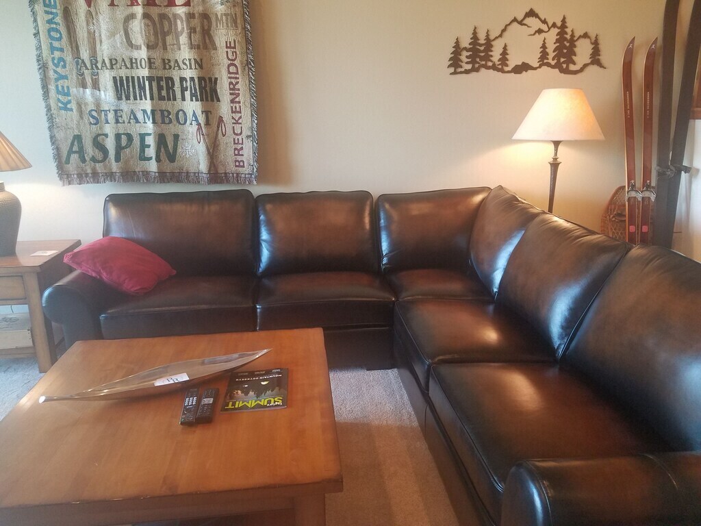 New leather sectional (so comfy!) - 103 Morningstar Cir