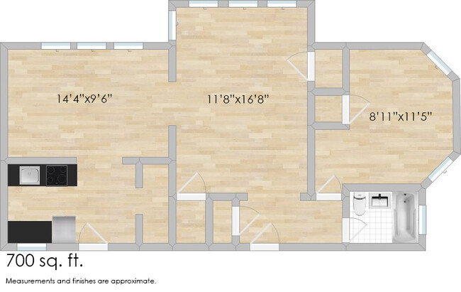 Floorplan - 123-129 N. Humphrey Ave. and 38-44 Lake St.