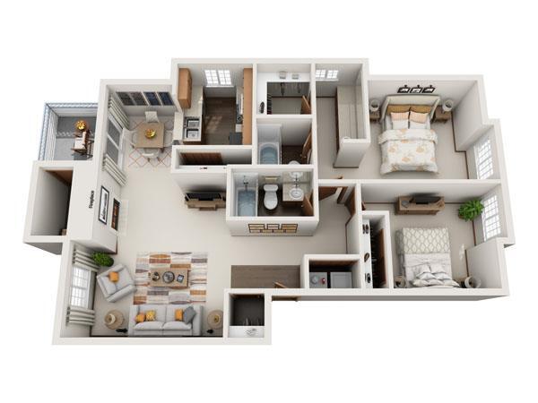 Floorplan - Arbor Square Apartments