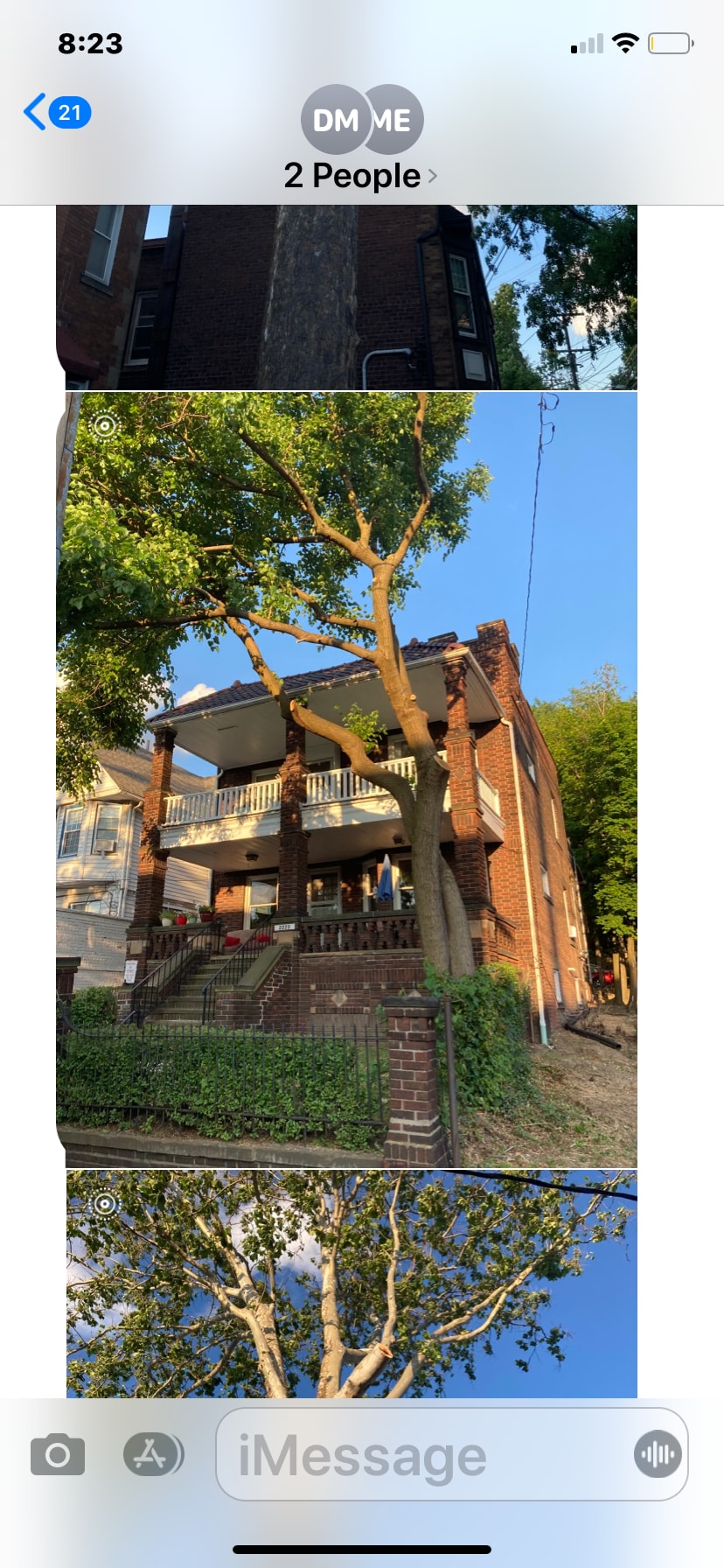 The front suite down with huge porch $1200 - 2223 Murray Hill Rd