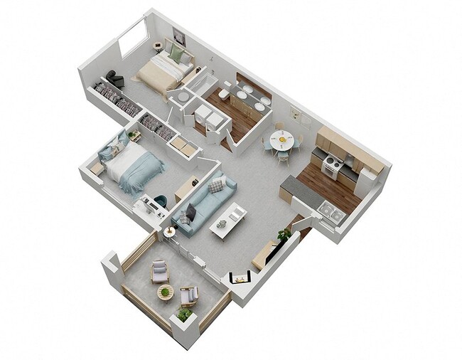 Floorplan - Devonwood and First Place Apartments