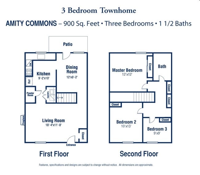 3BR/1.5BA - Heritage Amity Commons