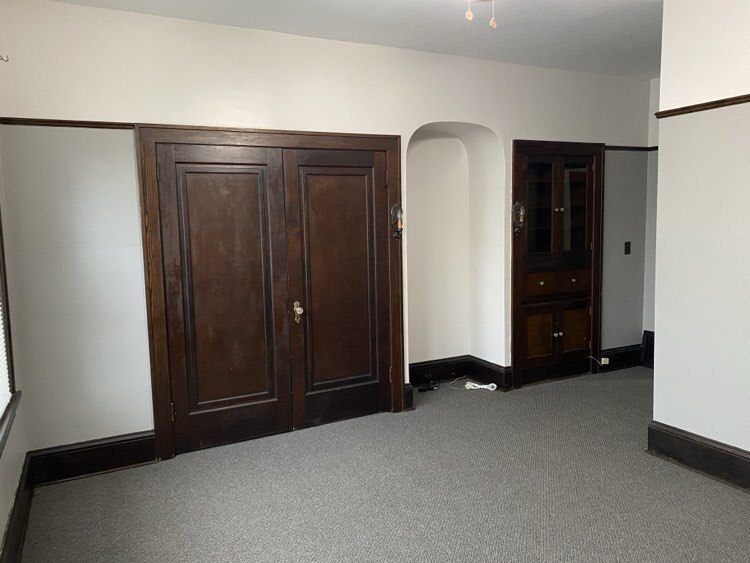 Double Door Closet & Built-Ins on Right - 215 Maple St