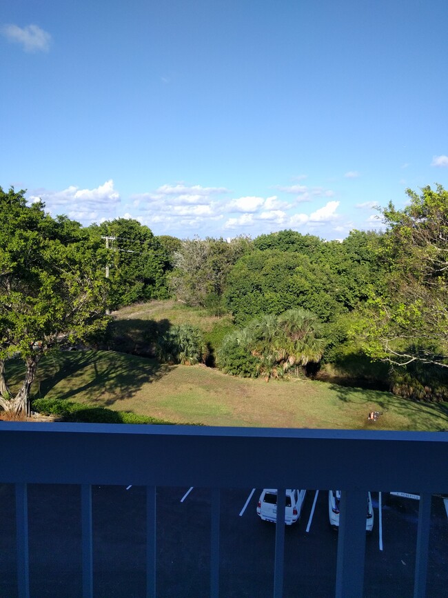 Front balcony with beautiful treelined views. - 198 NW 67th St