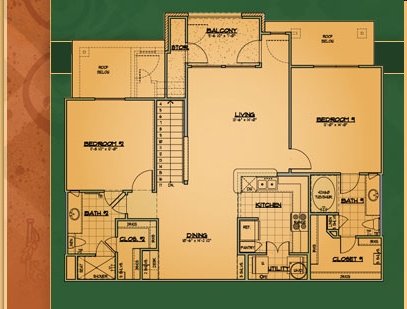 2BR/2BA - Rio Verde Apartments