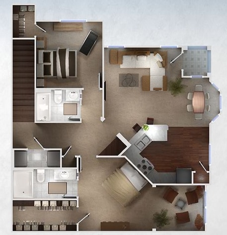 The Marshfield - The Falls at Settlers Walk