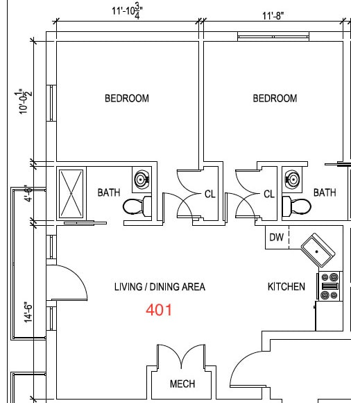 Floorplan - Columbia Flats
