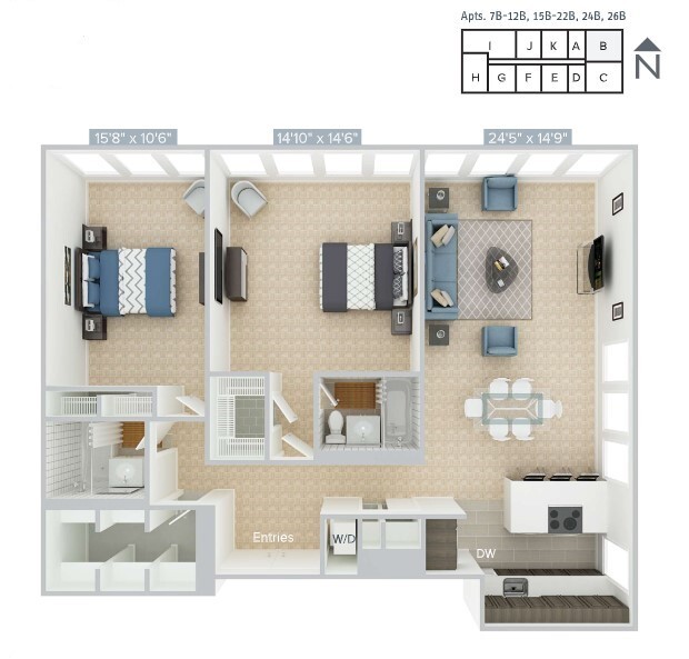 Floorplan - Avalon at Prudential Center