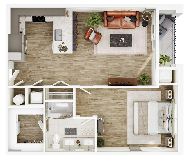 Floorplan - The Seventeen Hundred on East