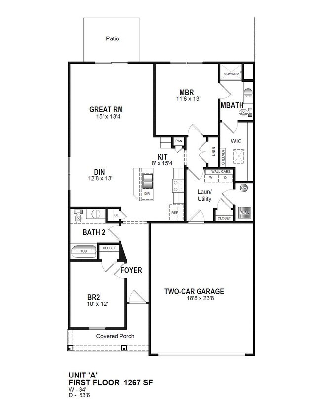 Floorplan - Hathaway Meadows Apartments