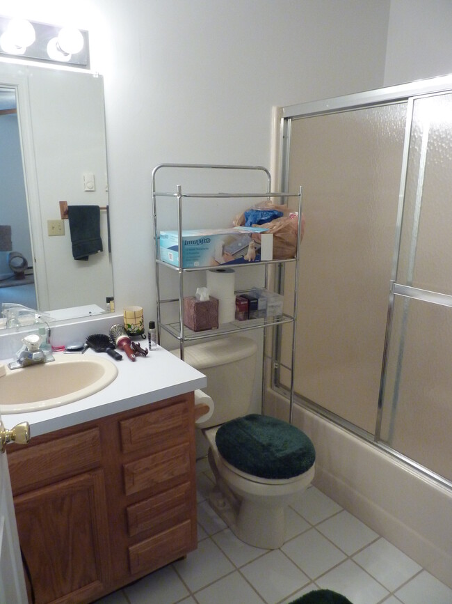 One of two upstairs full bathrooms (shower/bath) - 1413 Loop Road