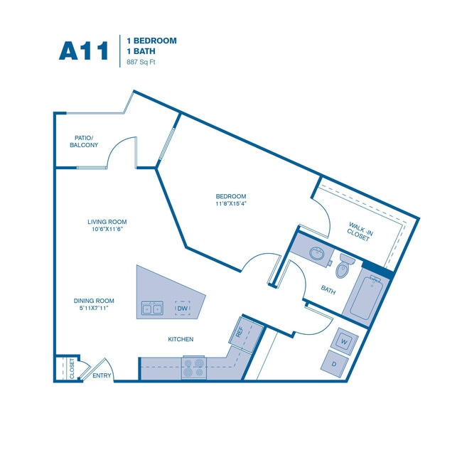 Floorplan - Windsor Addison Apartments
