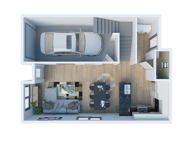 Floorplan - San Mateo Townhomes