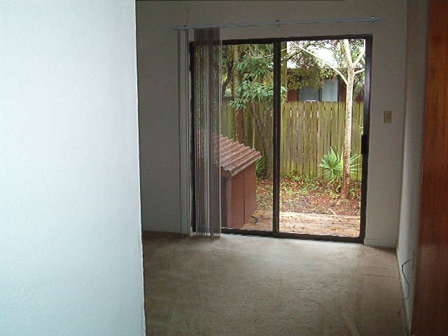 Back yard off bedroom - 25C 6th St