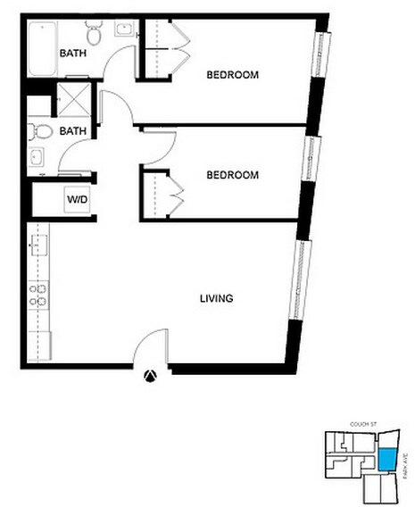 2BR/2BA - Arthouse