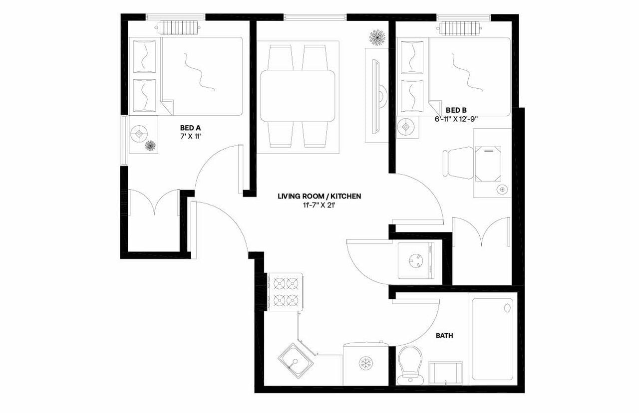 Building Photo - Room in Shared 2 bed/1 bath home