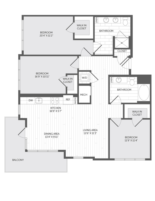 Floorplan - Windsor Marina Bay Apartments