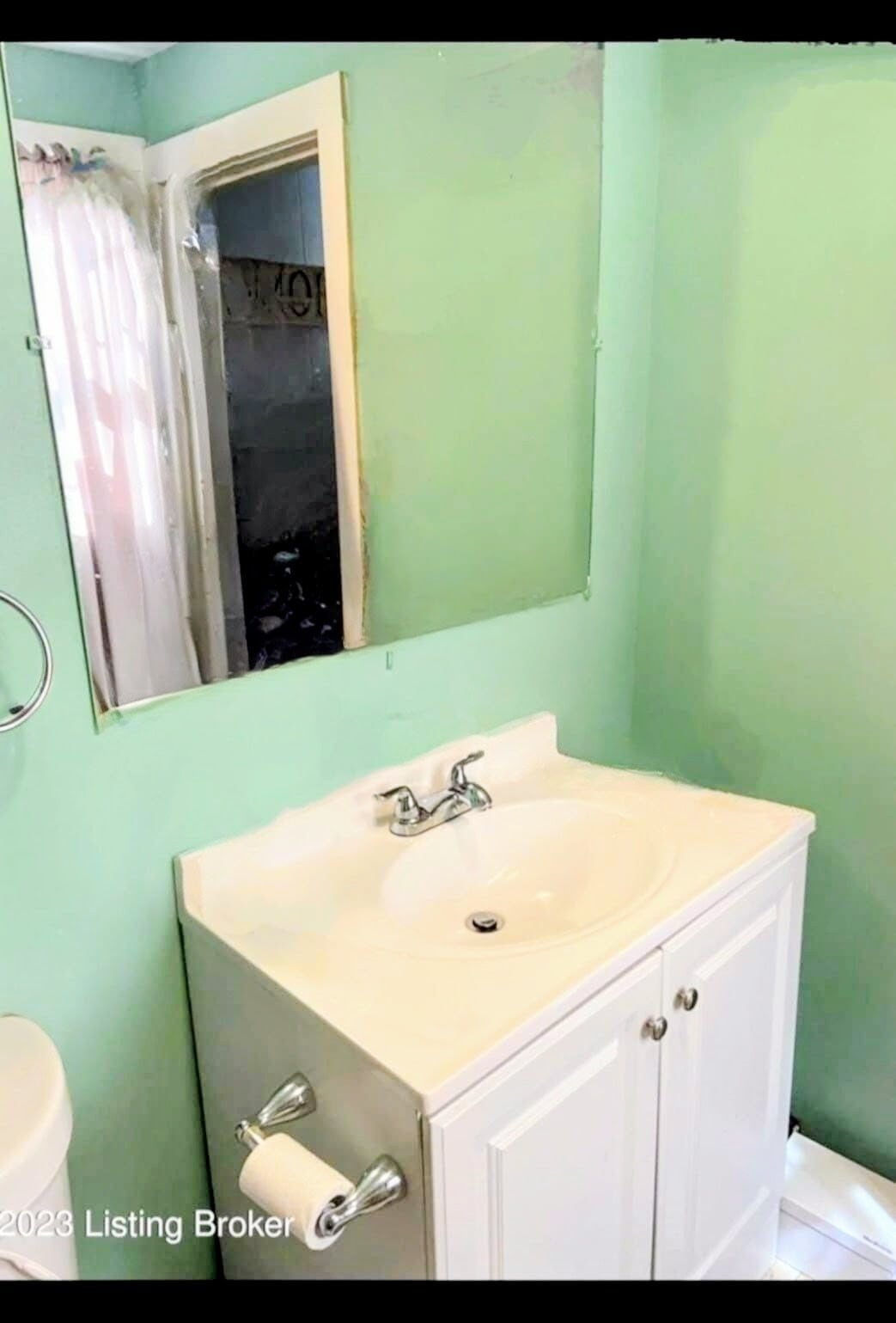 The full bath has vanity storage - 3348 Bohannon Ave