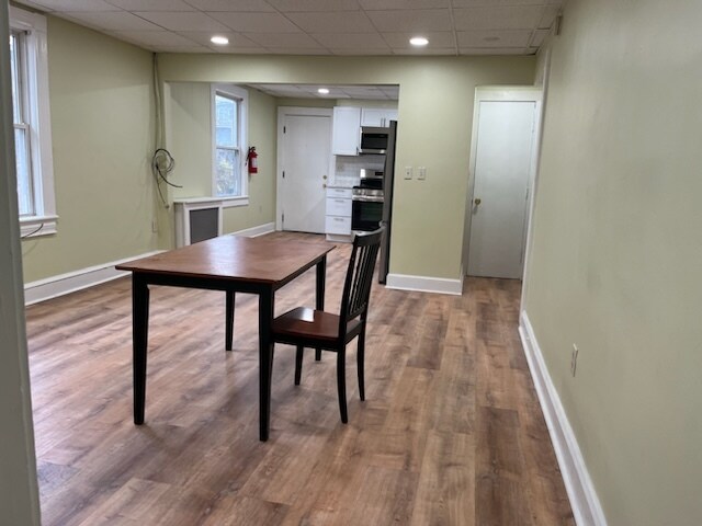 Open concept Eat in kitchen/dining room/living room. - 416 N Webster Ave