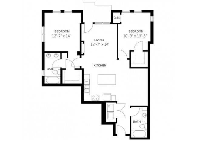 Floorplan - Siena Apartment Homes