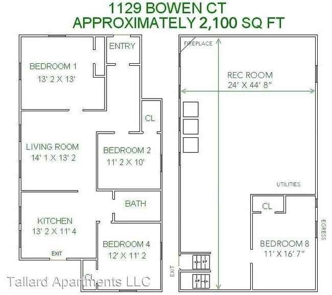 Building Photo - 8 br, 2 bath Apartment - 1129/31 Bowen Ct.