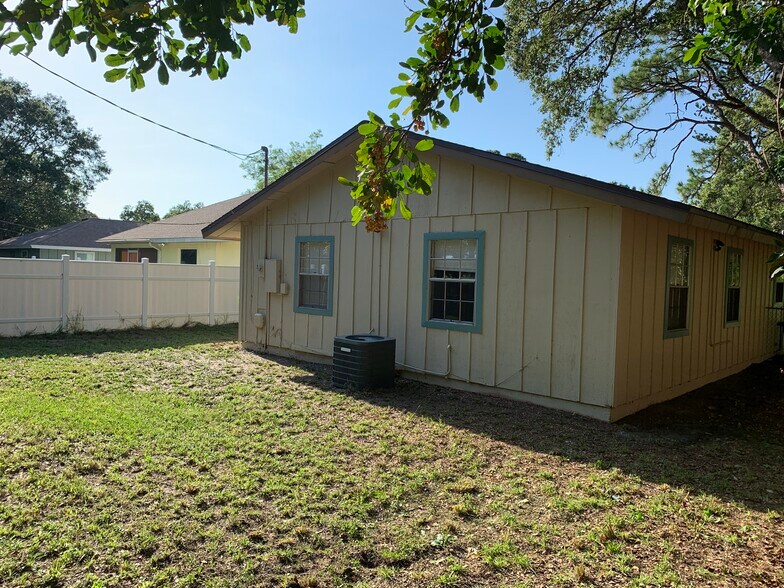 Back yard - 2470 Browning St