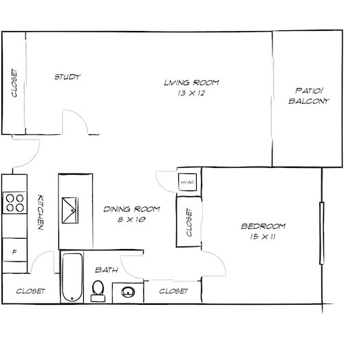Floorplan - Villas of Pasadena