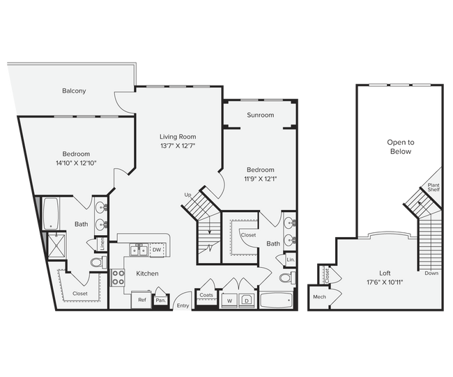 Floorplan - Avalon Arlington North