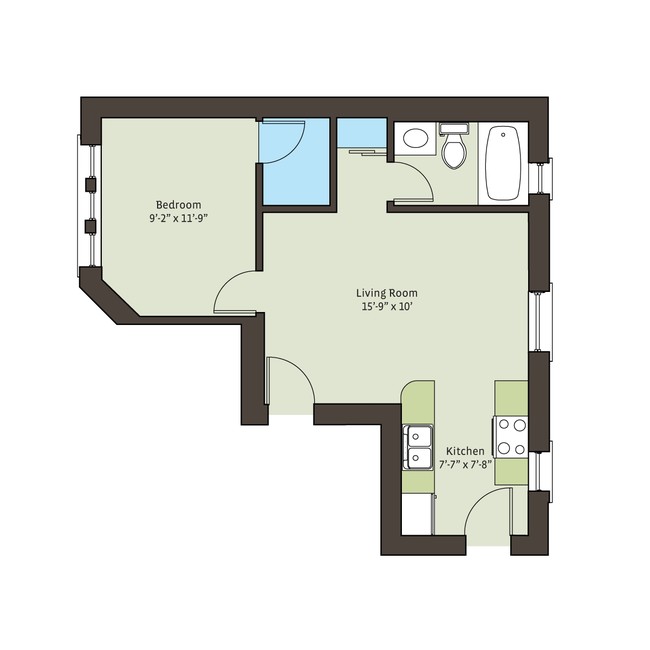 Floorplan - 5320-5326.5 S. Drexel Boulevard