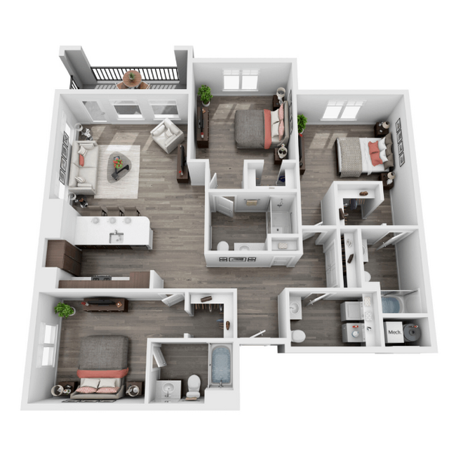 Floorplan - Fairway Flats