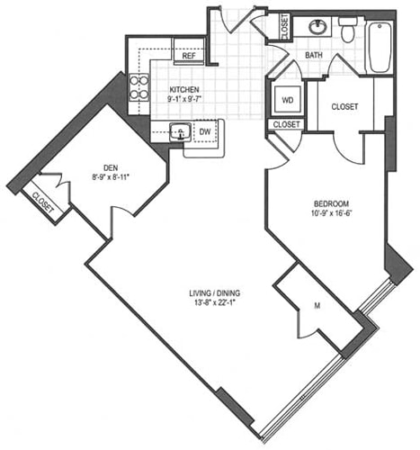 Floorplan - The Prime at Arlington Courthouse
