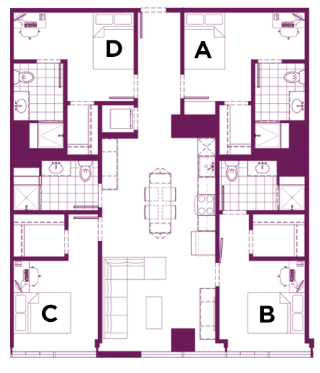 4X4 B - Hub Columbia