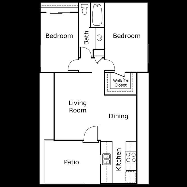 Plan 3 - The Terrace Apartments