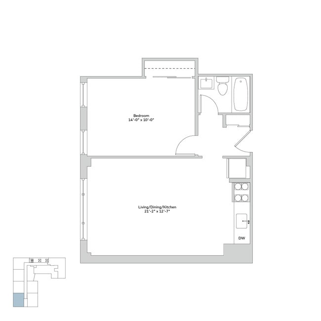 Floorplan - 5550 S Dorchester