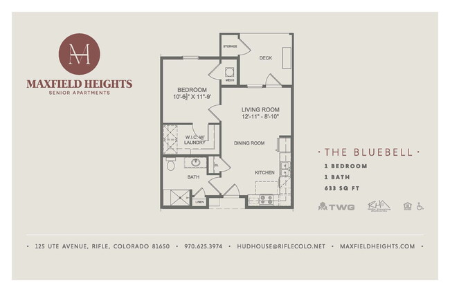 Floorplan - Maxfield Heights Senior Apartments