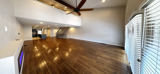 The loft overlooks the living area - 8710 Park Ln