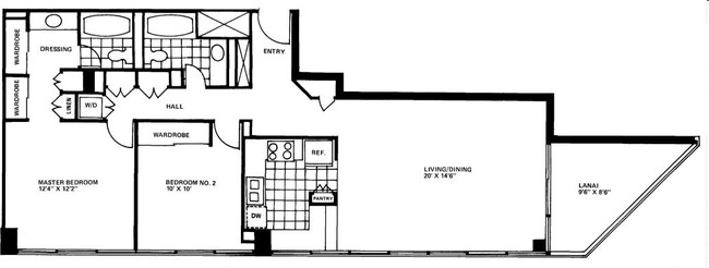 2BD/2BR - Iolani Court Plaza