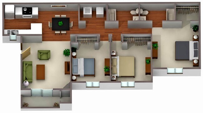 3 Bedroom Casita - Palm Crest at Station 40