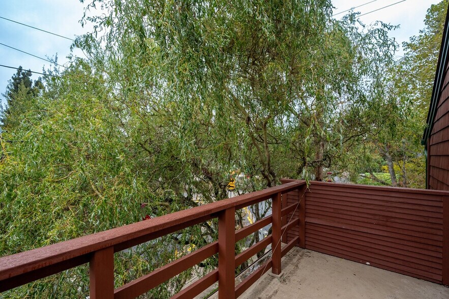 Private 2nd floor balcony. - 8752 Dayton Ave N