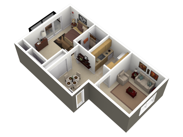 Floorplan - Park Court Apartments