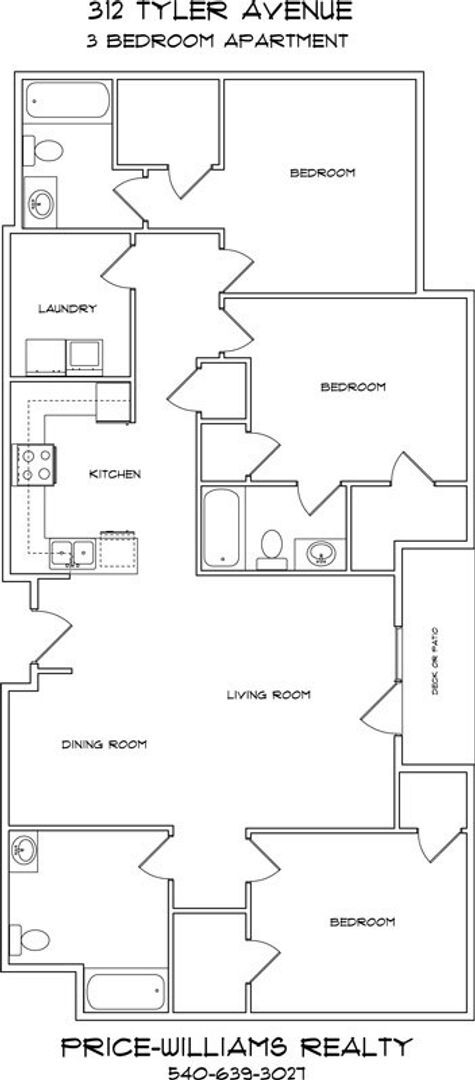 Interior Photo - Tyler Place 1 & 2
